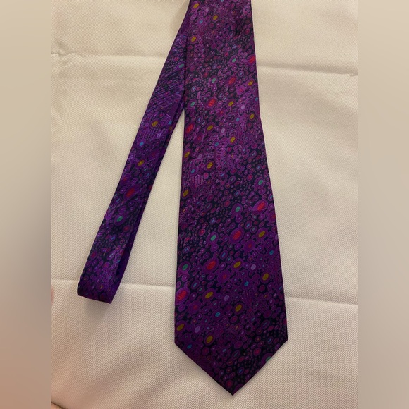 brioni purple tie